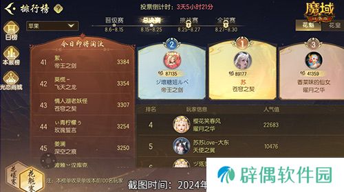 版本第一美女！魔域口袋版花魁赛总决赛即将开幕