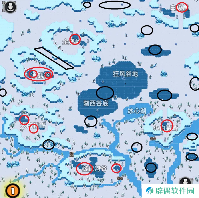 英勇之地雪山宝箱位置一览 英勇之地手游雪原宝箱在哪里